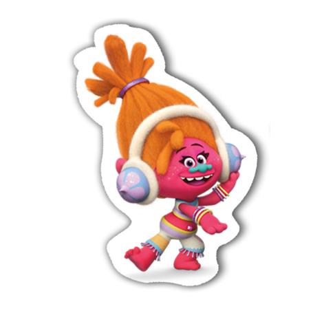 Trolls DJ Suki Small Eraser £0.39